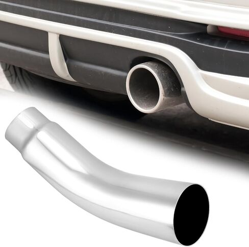QWORK 5" Inlet to 6" Outlet Diesel Exhaust Elbow Tip, 23" Overall Length, 45-Degree, for Cars, Pickups, and Trucks in Saudi Arabia