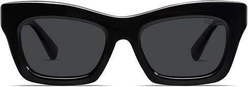 SOJOS Trendy Cat Eye Polarized Sunglasses for Women Men Retro Chunky Designer Sunnies SJ2339 in Saudi Arabia