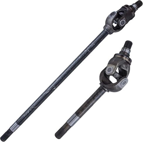 Detroit Axle - Front 2pc U-Joint CV Axles for 2005-2014 Ford F-250 F-350 Super Duty, 2006 2007 2008 2009 2010 2011 2012 2013 2 U-Joint CV Axles Assembly Replacement in Saudi Arabia