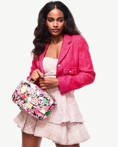 Betsey Johnson Holiday Blow Out Flap Bag in Saudi Arabia