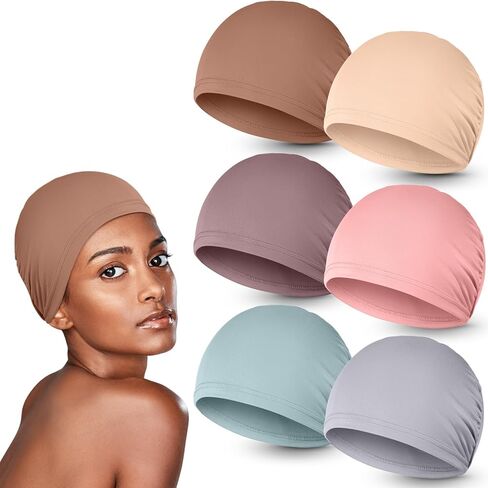 Zhengmy 6 Pcs Chemo Cancer Hats Women Sleeping Caps Headwear Cotton Head Coverings Head Wrap for Cancer Patients Hair Loss in Kuwait