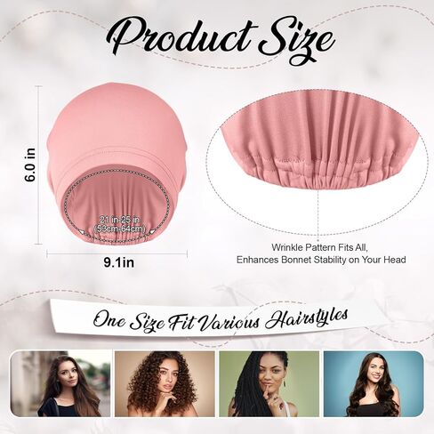 Zhengmy 6 Pcs Chemo Cancer Hats Women Sleeping Caps Headwear Cotton Head Coverings Head Wrap for Cancer Patients Hair Loss in Kuwait