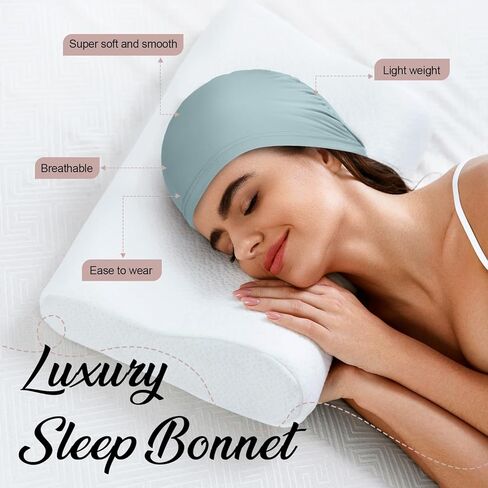 Zhengmy 6 Pcs Chemo Cancer Hats Women Sleeping Caps Headwear Cotton Head Coverings Head Wrap for Cancer Patients Hair Loss in Kuwait