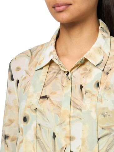 Anne Klein Women's Bttn Frt Ls Shirt W Removeable Tie in Saudi Arabia