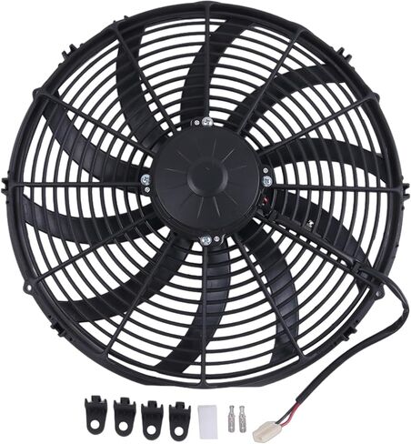 New Electric Puller Fan 30100400 Compatible with Spal VA18-AP10/C-41A 16" 12V in Saudi Arabia