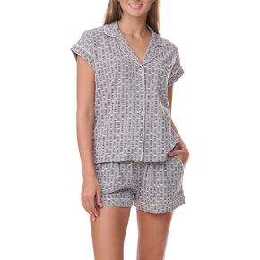 Tommy Hilfiger womens Girlfriend Short Sleeve Top and Shorts Pajama Set in Kuwait