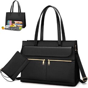KKXIU 2-in-1 Laptop Lunch Tote Bag for Women, 15.6 Inch Insulated Leakproof Computer Bag, Large Work Purse for Office in Kuwait