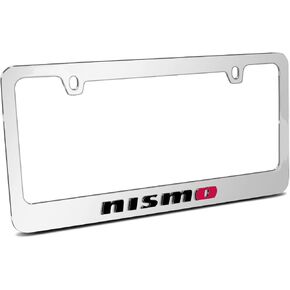 صورة iPick لسيارة Nissan NISMO ثلاثية الأبعاد على إطار لوحة الترخيص المعدنية المصنوعة من الكروم المرآة in Kuwait