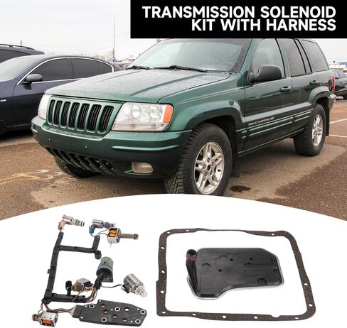 1 مجموعة طقم الملف اللولبي ناقل الحركة مع حزام - متوافق مع GM 4L60E 1993-2005 in Saudi Arabia