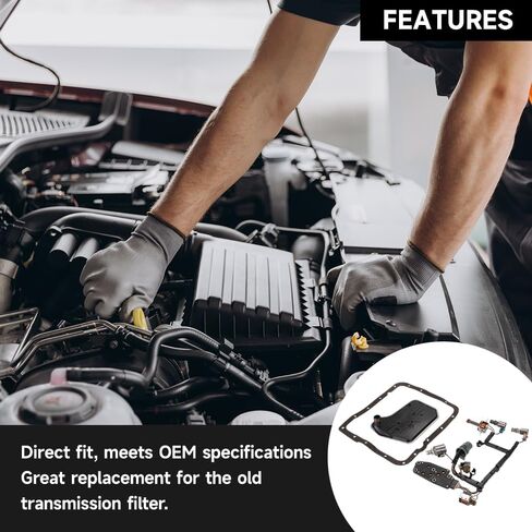 1 مجموعة طقم الملف اللولبي ناقل الحركة مع حزام - متوافق مع GM 4L60E 1993-2005 in Saudi Arabia