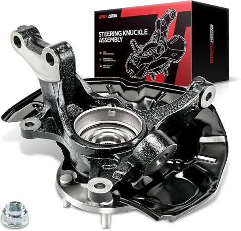 Torchbeam قطعة واحدة من مفصل التوجيه الأمامي ومجموعة محور تحمل العجلة متوافقة مع Toyota Camry 2007-2009 2.4L، جانب الركاب الأيمن يستبدل 686258 in Saudi Arabia