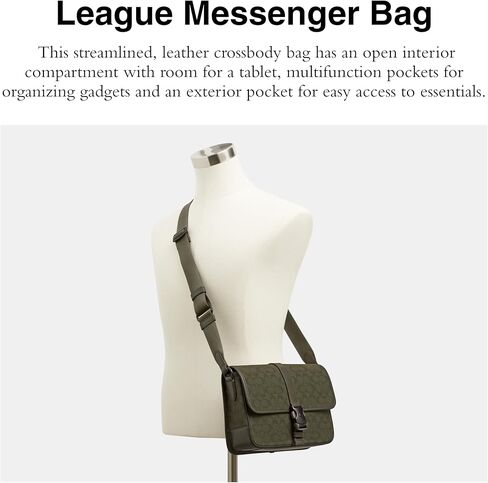 Coach League Messenger Bag, Black in Saudi Arabia