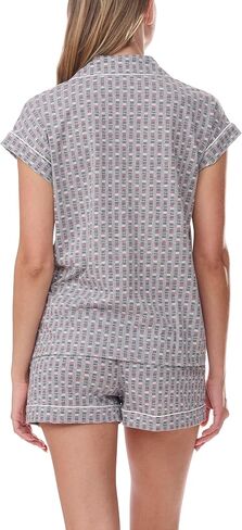 Tommy Hilfiger womens Girlfriend Short Sleeve Top and Shorts Pajama Set in Saudi Arabia