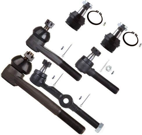 مجموعة تعليق SCITOO مكونة من 6 قطع لسيارة Chevy Blazer K5 Blazer K10 K20 V10 V1500 V20 V2500 Suburban لـ GMC Jimmy K1500 K2500 V1500 V2500 Suburban Front الداخلية الخارجية للقضيب نهاية الكرة السفلية المشتركة in Saudi Arabia