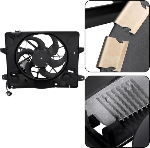 Radiator Cooling Fan Replacement for Lincoln Town Car Mercury Grand Marquis 2003-2005 Replacement for Lincoln Town Car 2004 3W1Z8C607BD FO3115149 FA70311 in Saudi Arabia