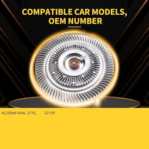 قابض مروحة تبريد المحرك لـ Ford Explorer 2001-2005 4.0L/4.2L، Explorer Sport 2001-2003، Lincoln Aviator 2003-2005، Mercury Mountaineer 2001-2005 4.0L/4.6L 2776 22139 in Kuwait