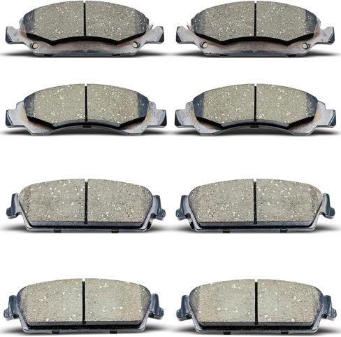 D1324 D1325 Front Rear Ceramic Brake Pads Set 8pcs Fit For 2008-2014 Toyota Highlander in Saudi Arabia
