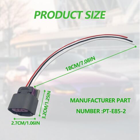 Flex Fuel Sensor Connector Compatible with E85 2006-up Replace 13577429 PT-E85-2 13577379 13577394 Flex Pigtail Plastic Fuel Composition Ethanol in Saudi Arabia