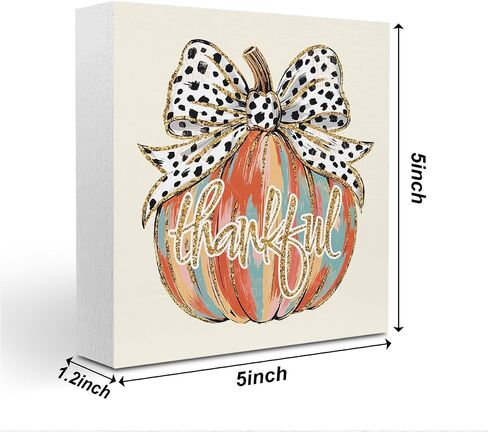 Fall Football Pumpkin Decor Fall Room Table Decor Sign Decorations for Room Bedroom Living Room Bathroom Kitchen Desk Thanksgiving Decorations in Kuwait