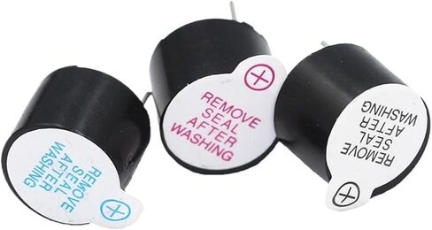 10PCS 3v 5v 12v Active Buzzer 12095 12065 Magnetic Long Continous Beep Tone 12 * 9.5mm 12 * 6.5mm(12065 3V) in Saudi Arabia