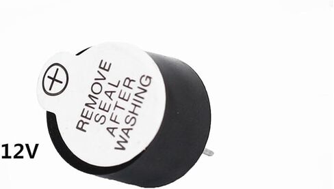 10PCS 3v 5v 12v Active Buzzer 12095 12065 Magnetic Long Continous Beep Tone 12 * 9.5mm 12 * 6.5mm(12065 3V) in Saudi Arabia