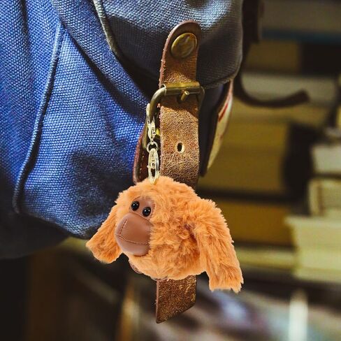 Kisangel Plush Gorilla Pendant, Soft Doll Keychain, Backpacks Bag Accessory for Luggage Key Purse Charm Decor in Saudi Arabia