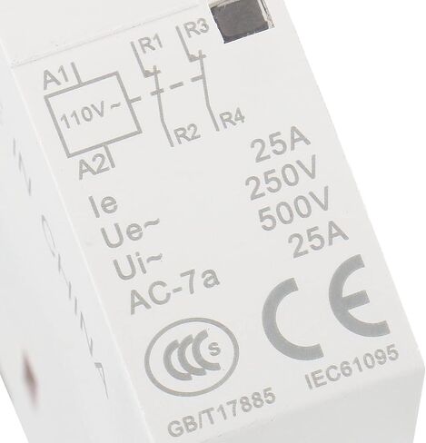 Baomain Normally Closed AC Contactor 63A 2 Pole 2 NC Universal Circuit Control 35mm DIN Rail Mount CE Listed BCT-63/02 (AC 110V) in Saudi Arabia