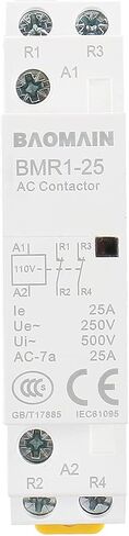 Baomain Normally Closed AC Contactor 63A 2 Pole 2 NC Universal Circuit Control 35mm DIN Rail Mount CE Listed BCT-63/02 (AC 110V) in Saudi Arabia