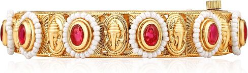 Aheli Beautiful Floral Crafted Bangle Kada Indian Ethnic Wedding Party Wear Traditional Jewelry Gift for Women in Saudi Arabia