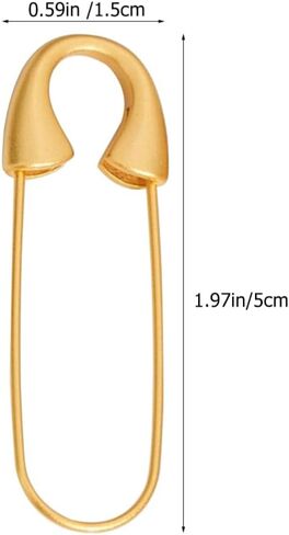 Veemoon 5PCS Safety Pins Heavy Duty,2Inch DIY Brooch Pin Extra Large Safety Pins for Blankets Canvas Clothes in Saudi Arabia