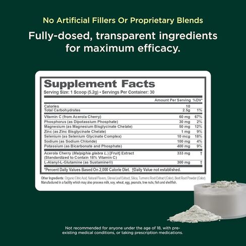 Genius Hydrate Stick Pack Powder Drink Mix - Sour Peach Rings Flavor, Natural Electrolyte Booster with Coconut Water & Potassium for Ultimate Hydration -20 Packets in Kuwait