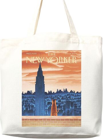New Yorker tote bag, New Yorker magazine bag, New Yorker bag, New Yorker art, New yorker tote, art tote bag, aesthetic tote in Saudi Arabia