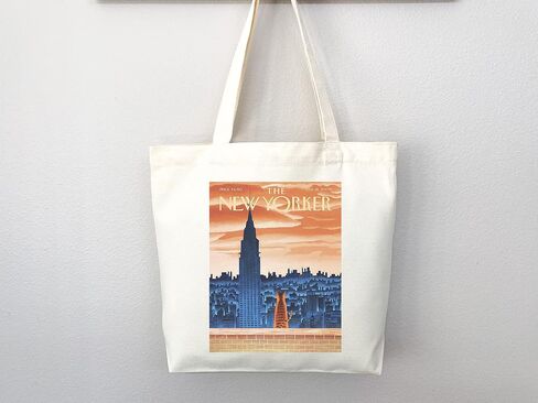 New Yorker tote bag, New Yorker magazine bag, New Yorker bag, New Yorker art, New yorker tote, art tote bag, aesthetic tote in Saudi Arabia
