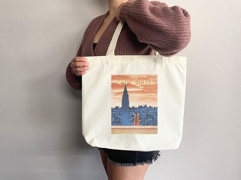 New Yorker tote bag, New Yorker magazine bag, New Yorker bag, New Yorker art, New yorker tote, art tote bag, aesthetic tote in Saudi Arabia