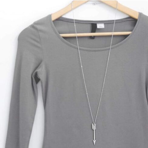Yalice Boho Long Netlace Stain Stain Strrow Netlaces Arrowhead Drop Drop Sweater Jewelry for Women (Gold) in Saudi Arabia