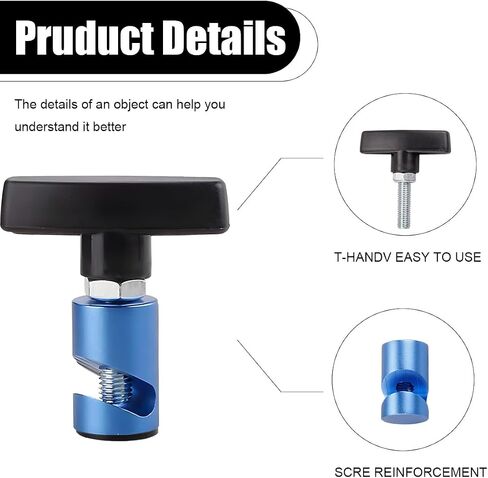 Car Hood Prop Struts Clamp, Automotive Hood Prop Rod Tool with Brass Core Protection, Car Lift Support Retainer Tool, Spark Plug Gap Tool for Vehicle Liftgate Tailgate Hatch (Red) in Saudi Arabia