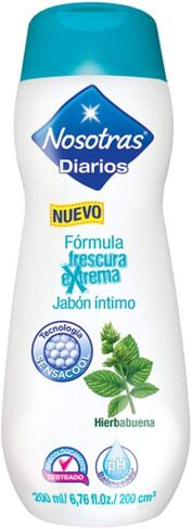 Nosotras Diarios - Saba | (صابون حميم) نضارة حساسة منظف femenine ph | jabon intimo mujer de uso diario prevenir flujo y malos olores 6.76 oz - 200 ml (Rosewater | Agua de Rosas) in Saudi Arabia