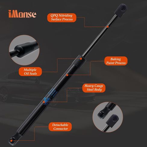Hood Strut Lift Support Compatible with Ford Edge 2015-2023, Front Shock Strut Replace OE# FT4BR16C826AC PM4041, 2PCS in Saudi Arabia