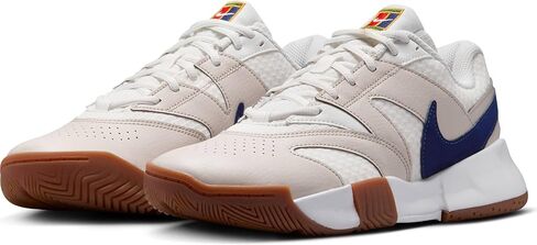 حذاء التنس NikeCourt Lite 4 للسيدات (FD6575-102، أبيض ساميت/عظمة فاتحة/أبيض/أزرق ثنائي) in Kuwait