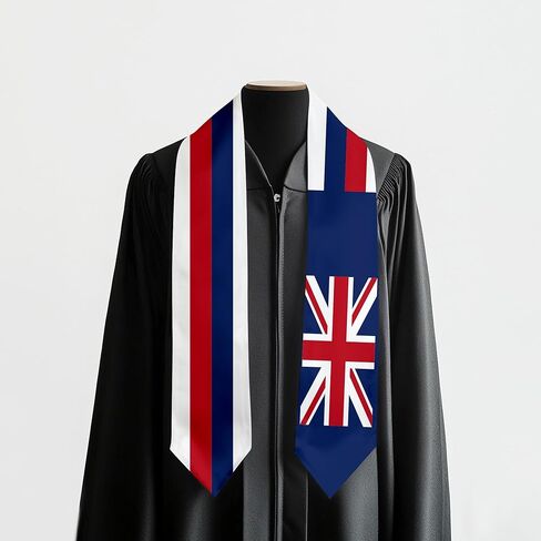 غامبيا العلم تخرج SASH SATIN SCARF 72 "سرقت لصف الدراسات الدولية للطلاب في الخارج in Kuwait