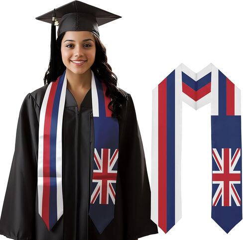 غامبيا العلم تخرج SASH SATIN SCARF 72 "سرقت لصف الدراسات الدولية للطلاب في الخارج in Kuwait