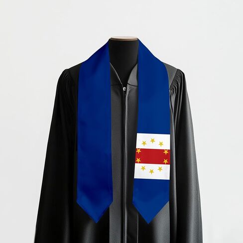 غامبيا العلم تخرج SASH SATIN SCARF 72 "سرقت لصف الدراسات الدولية للطلاب في الخارج in Kuwait