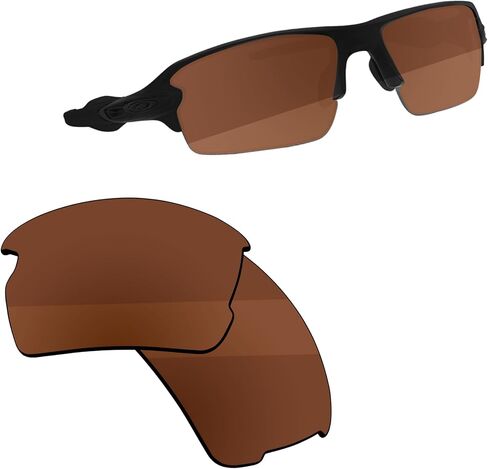 عدسات بديلة Boldbright متوافقة مع النظارات الشمسية Oakley Flak 2.0 Asian Fit (AF) OO9271 in Saudi Arabia