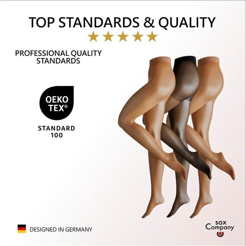 5-pack,12Denier brand women's tights-Comfort waistband,non-reinforced throughout, comfortable in Saudi Arabia