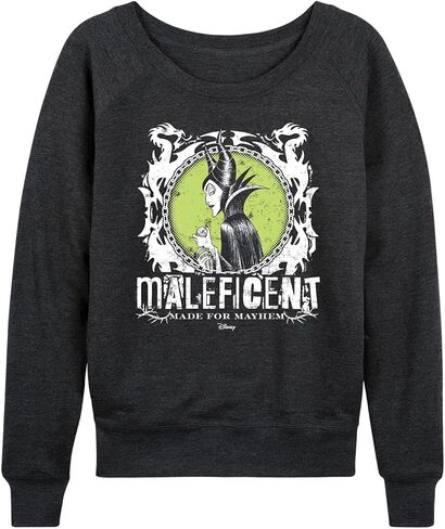 Disney Villians - Maleficent Made For Mayhem - Women's French Terry Pullover Sweatshirt in Saudi Arabia
