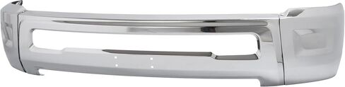 KUAFU Front Bumper Face Bar Compatible with 2010-2018 Dodge Ram 2500 3500 Bumper Impact Bar w/o Fog Light Holes & Parking Aid Sensor Hole Replacement for CH1002391 68045699AA 68045699AB Chrome Steel in Saudi Arabia