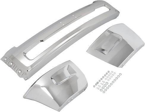 KUAFU Front Bumper Face Bar Compatible with 2010-2018 Dodge Ram 2500 3500 Bumper Impact Bar w/o Fog Light Holes & Parking Aid Sensor Hole Replacement for CH1002391 68045699AA 68045699AB Chrome Steel in Saudi Arabia