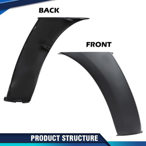 PIT66 New Front Passenger Side Right Bumper End Cap Compatible With Toyota Tacoma 2WD/4WD (except X-Runner) Fender Flare Extension 2005-2011 TO1004170 in Saudi Arabia