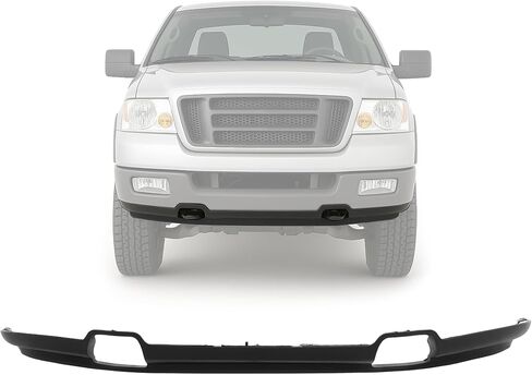 KUAFU الستارة الأمامية المصد متوافقة مع 2004 2005 Ford F-150 FX4، Lariat، STX، XL، XLT، King Ranch (نماذج 4WD) مع استبدال فتحات خطاف السحب لFO1095206 4L3Z17626BAB غطاء المصد السفلي in Kuwait