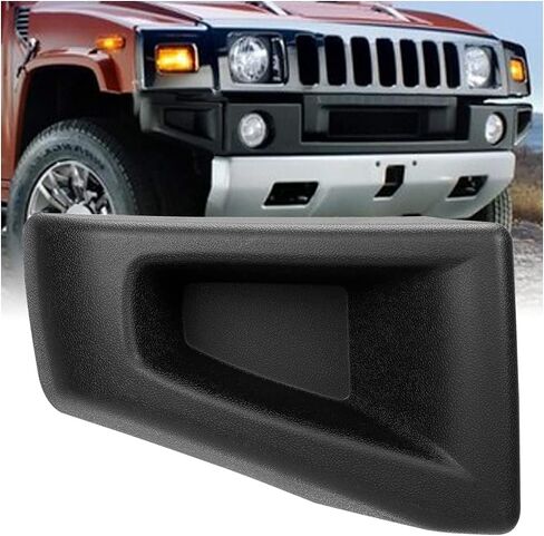 غطاء نهاية المصد الأمامي متوافق مع 2003-2009 Hummer H2 لاستبدال HU1004100 88944407 HU1005100 88944406 زوج محكم أسود in Kuwait